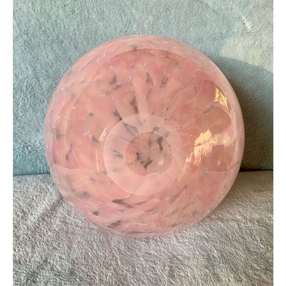 Cohn-Stone Glass Studio Pink Hand Blown Contemporary ART VASE Signed MCM MOD - Picture 4 of 7